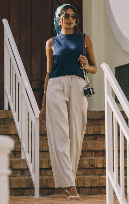 Tash Crew Neck Sweater Vest