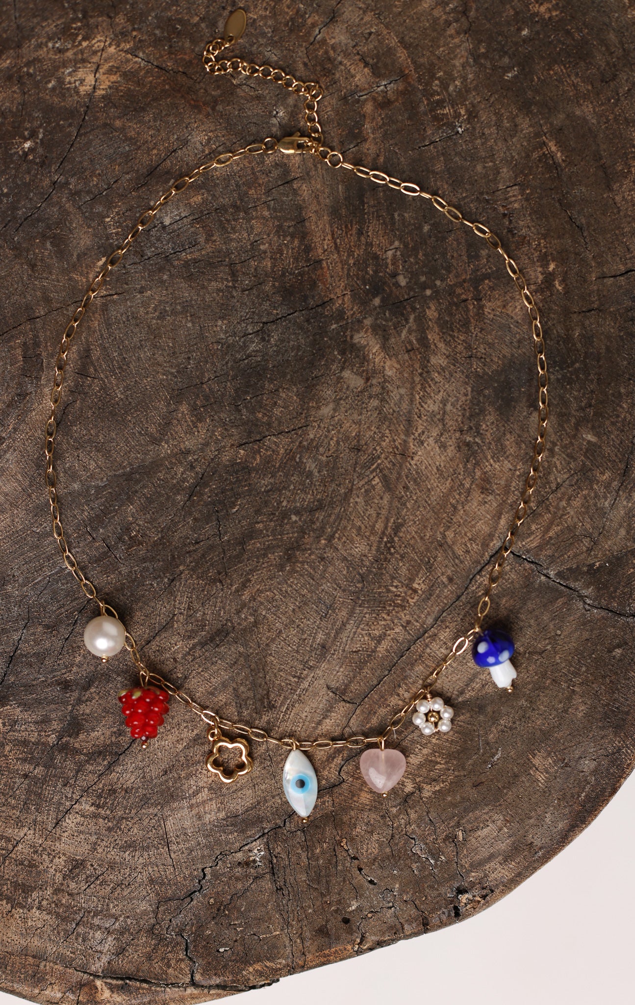 WHIMSICAL CHARM NECKLACE - GOLD - FW24117G