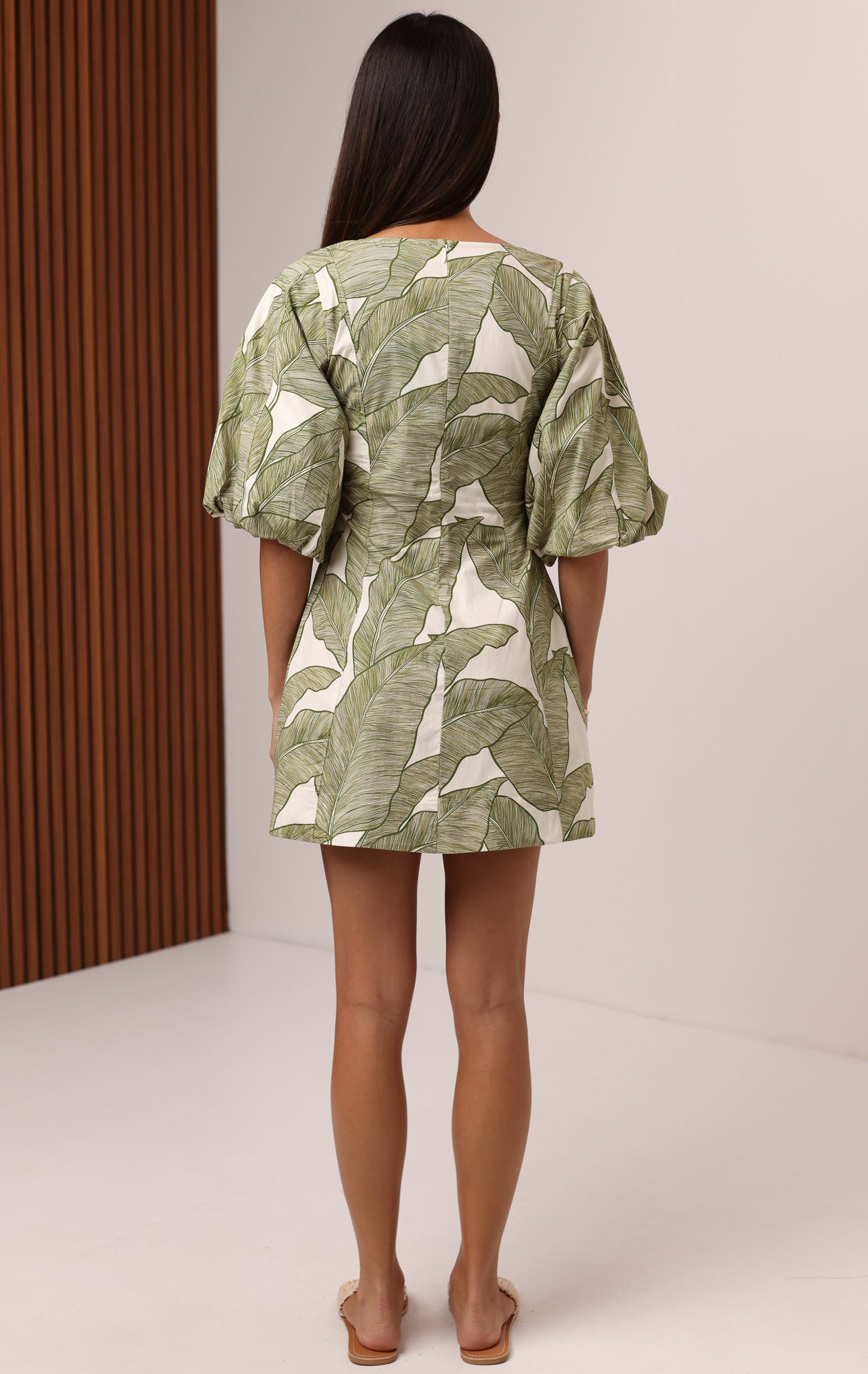 SHAYLA SEAMED MINI DRESS