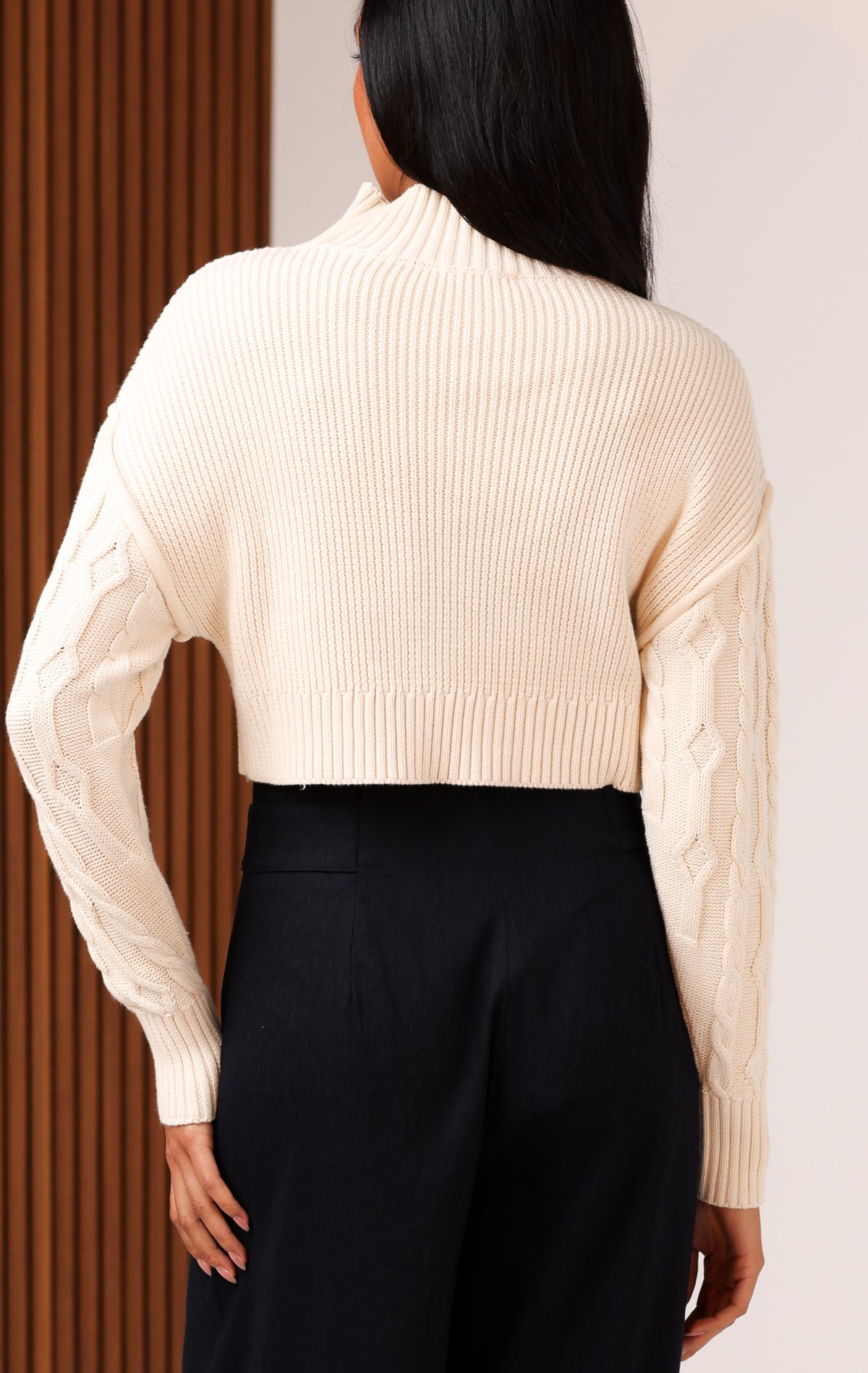 MERIT MOCK NECK SWEATER
