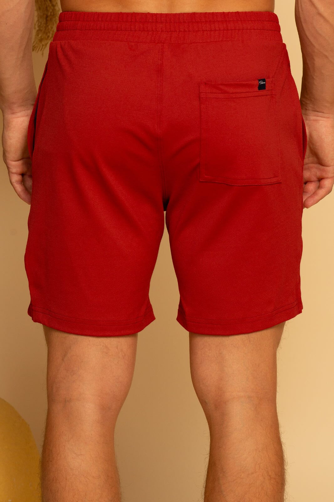 TIDEWATER LOUNGE BOARDSHORT - RED - S