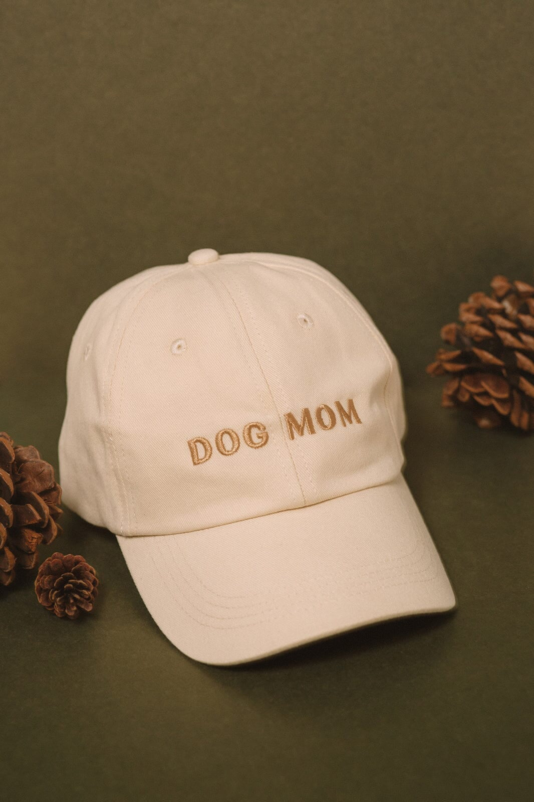 Dog Mom Hat - IVORY - OS