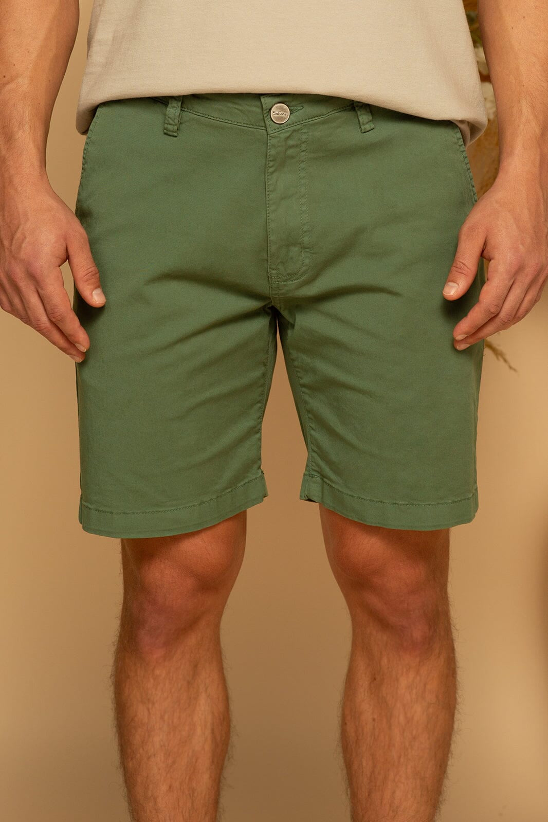 LIAM 7.5" FLAT FRONT SHORT - HEDGE GREEN - 28