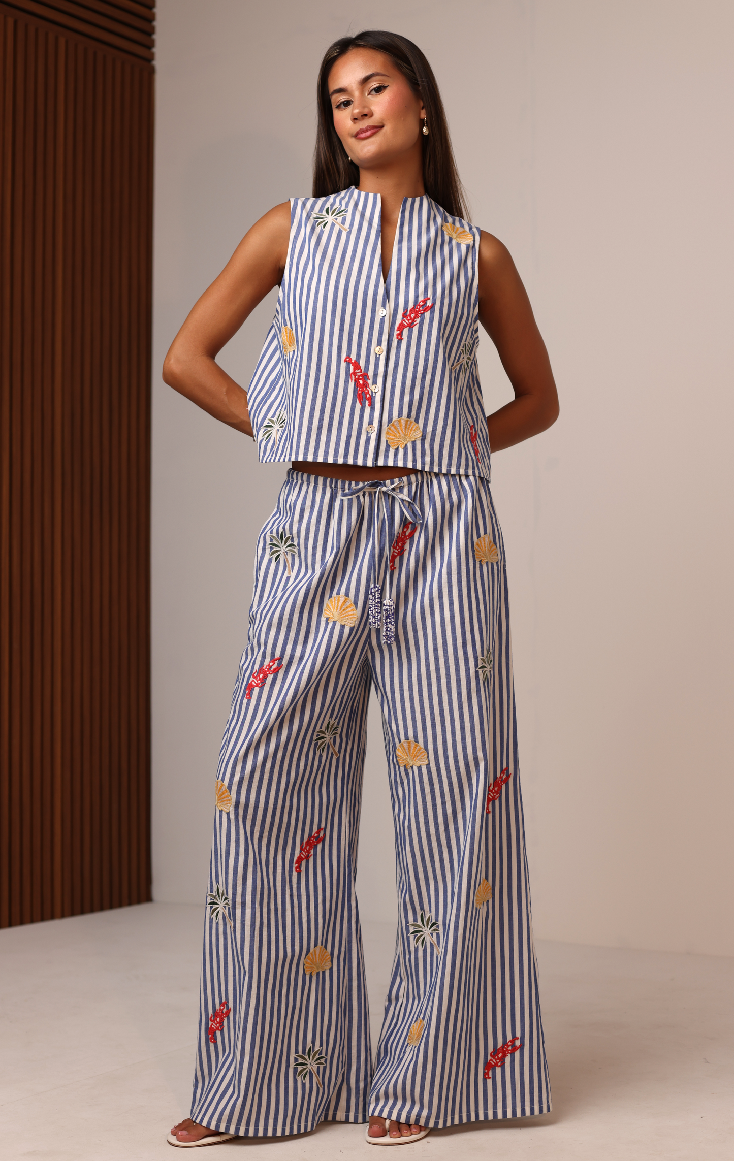 Violet Embroidered Top