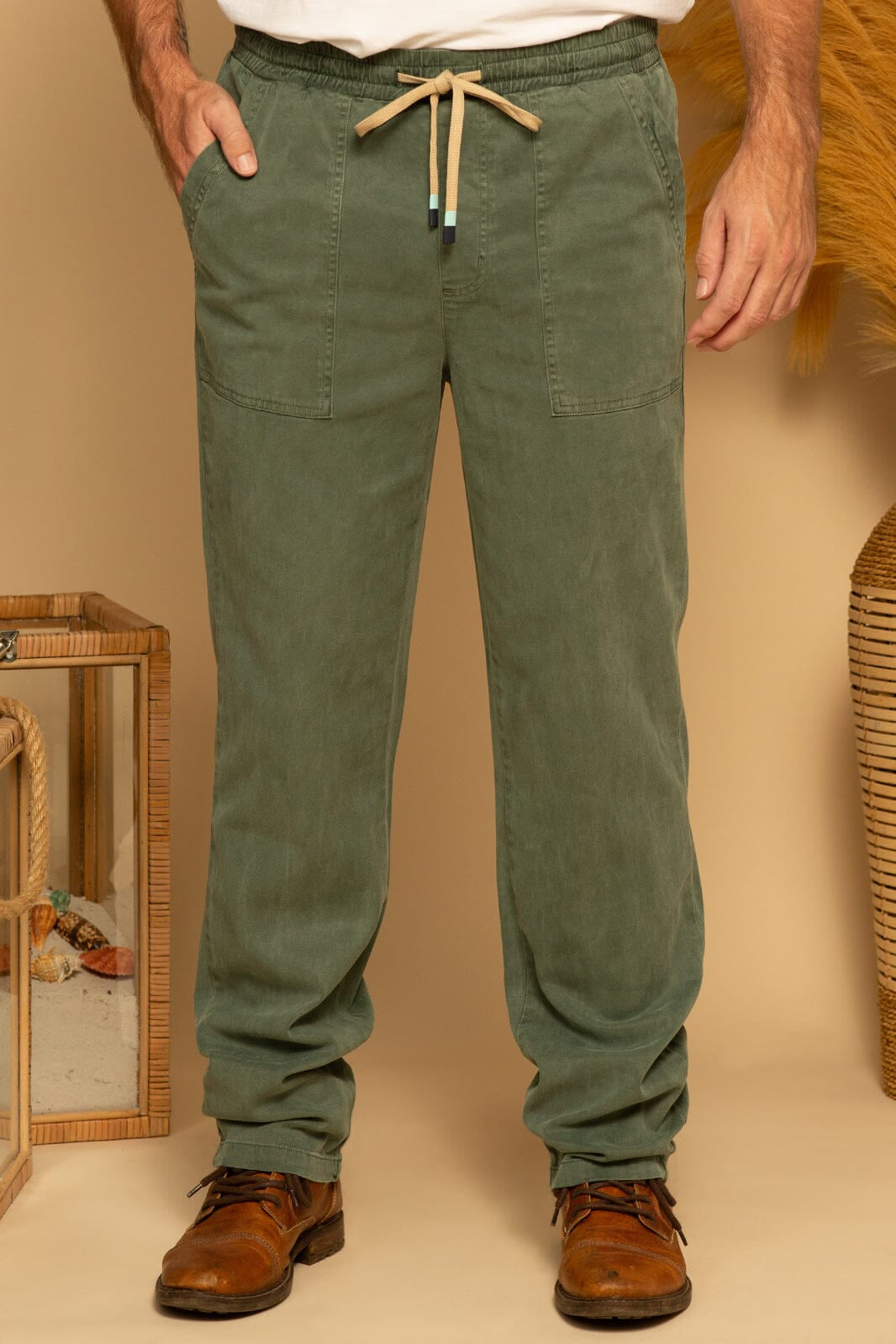 THE TRAVELER PANT - THYME - S