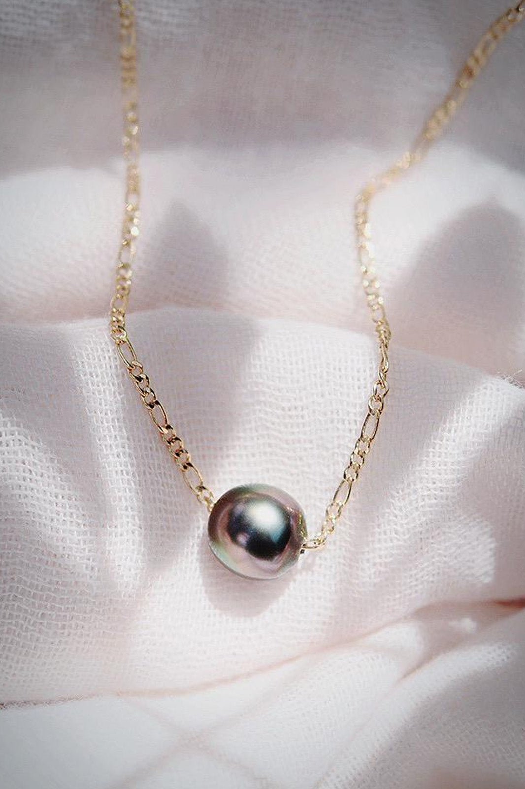 SINGLE FLOATING TAHITIAN PEARL NECKLACE MILIANI – Shore