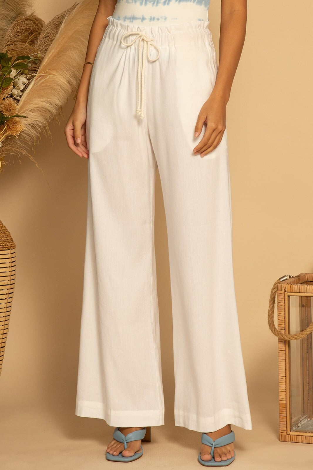 PALAZZO PANT WITH POCKET - XS - SW2189P