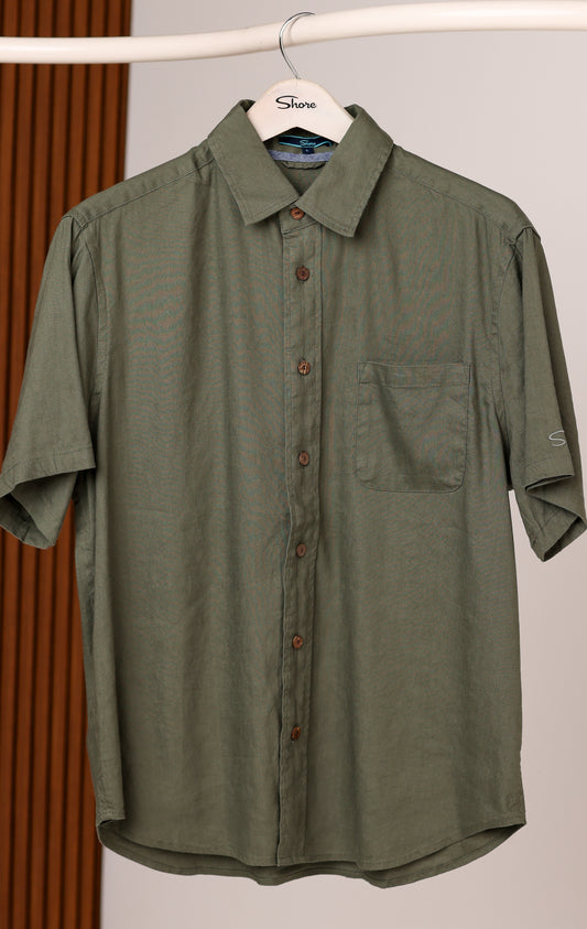 MARINER LINEN SHORT SLEEVE SHIRT