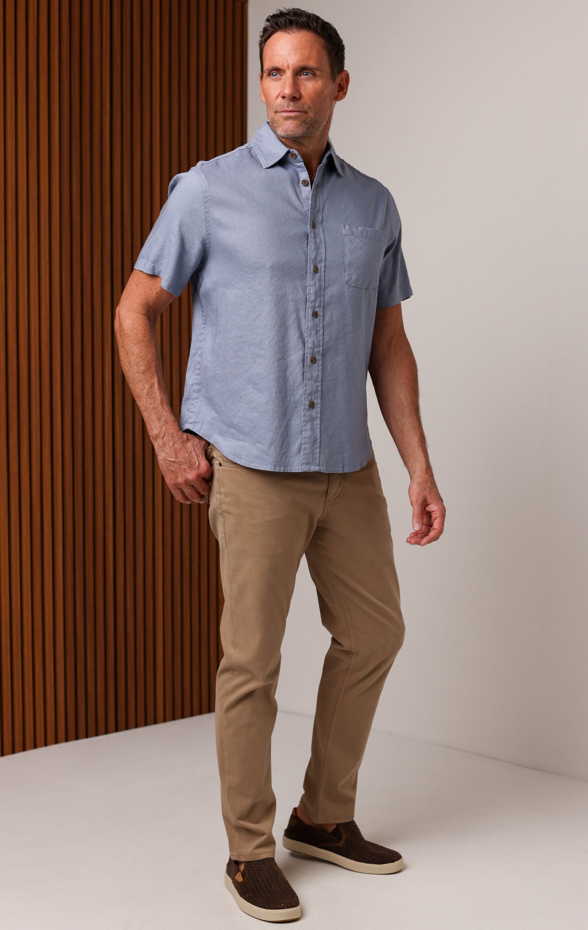 MARINER LINEN SHORT SLEEVE SHIRT