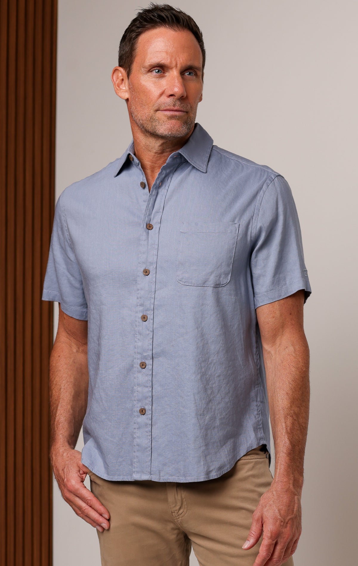 MARINER LINEN SHORT SLEEVE SHIRT
