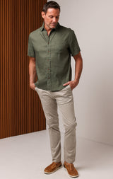 MARINER LINEN SHORT SLEEVE SHIRT