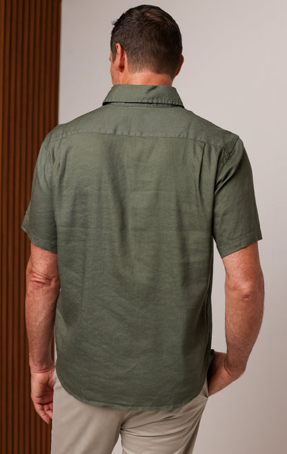 MARINER LINEN SHORT SLEEVE SHIRT