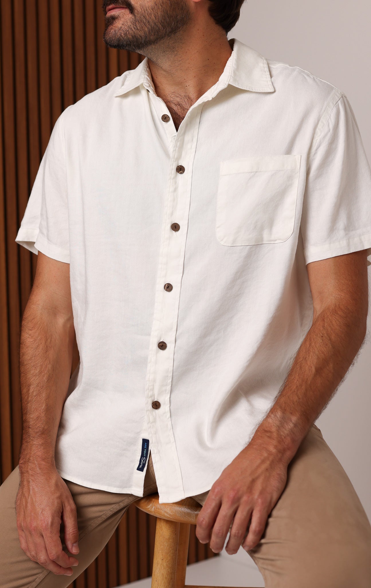 MARINER LINEN SHORT SLEEVE SHIRT