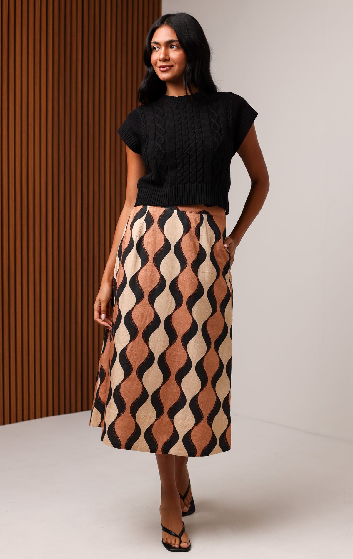 MEREDITH MIDI SKIRT