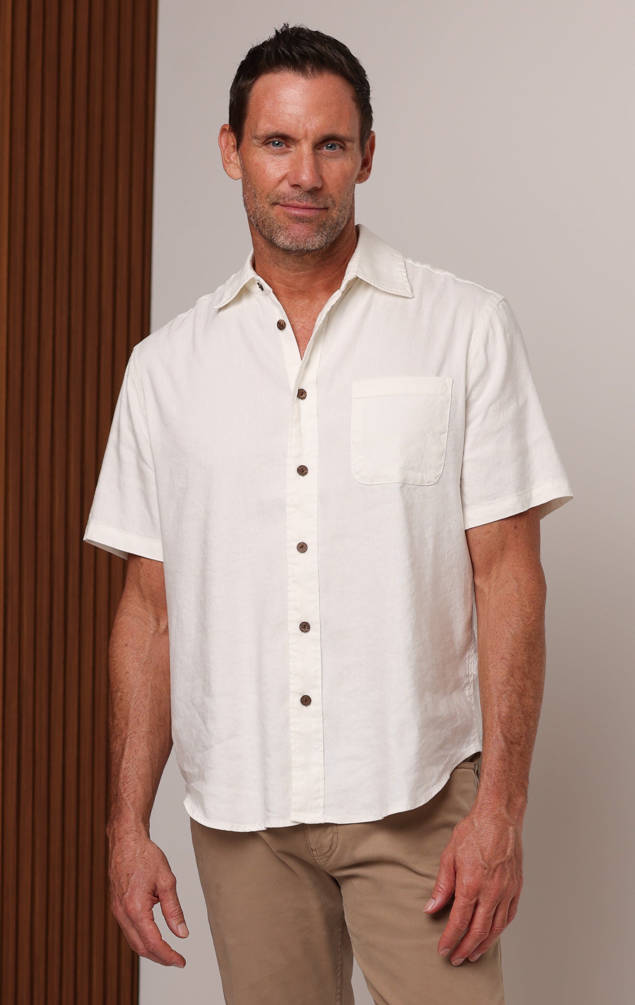 MARINER LINEN SHORT SLEEVE SHIRT