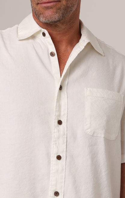 MARINER LINEN SHORT SLEEVE SHIRT
