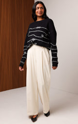 KNOTS AND NAUTICAL SWEATER