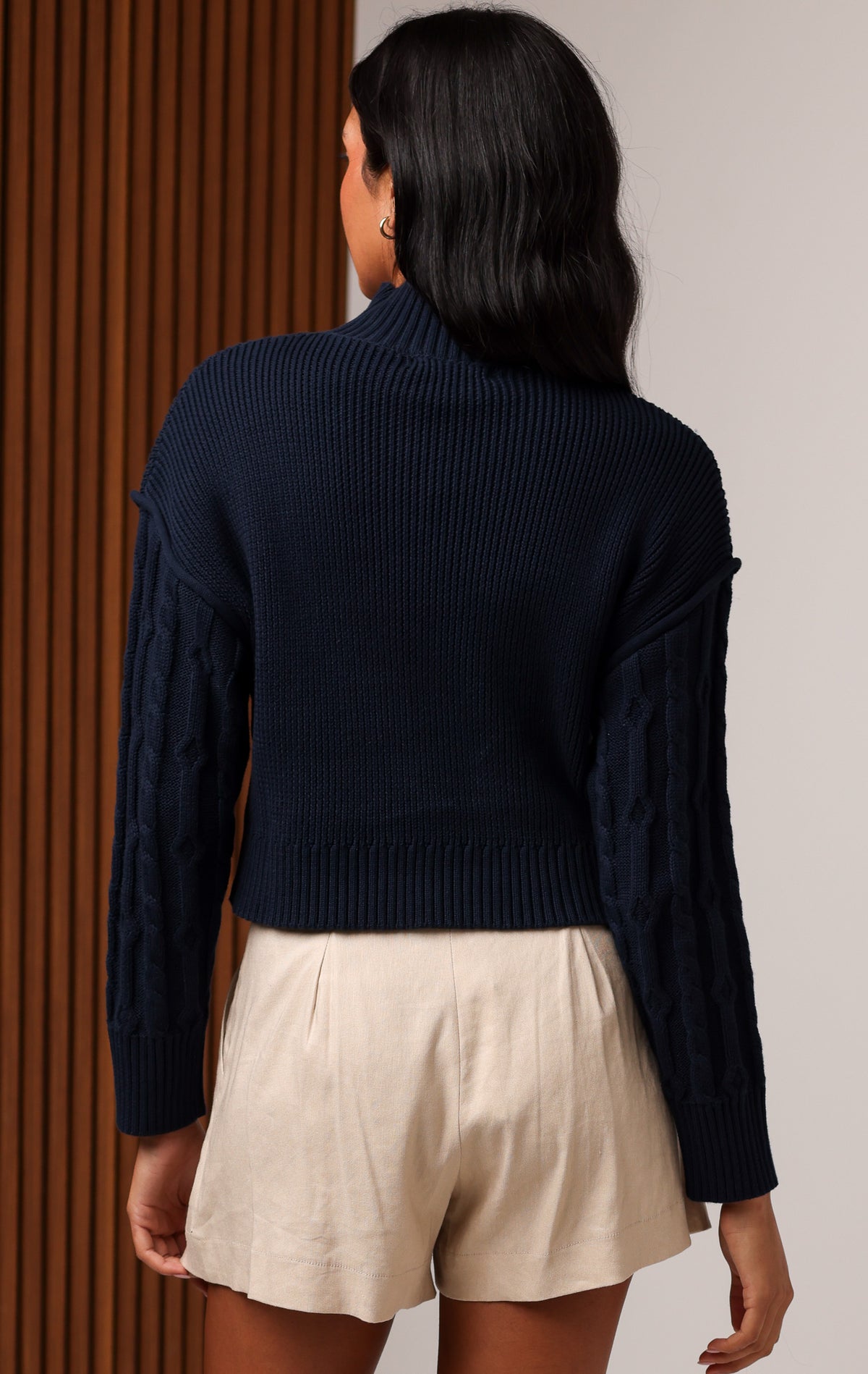 MERIT MOCK NECK SWEATER