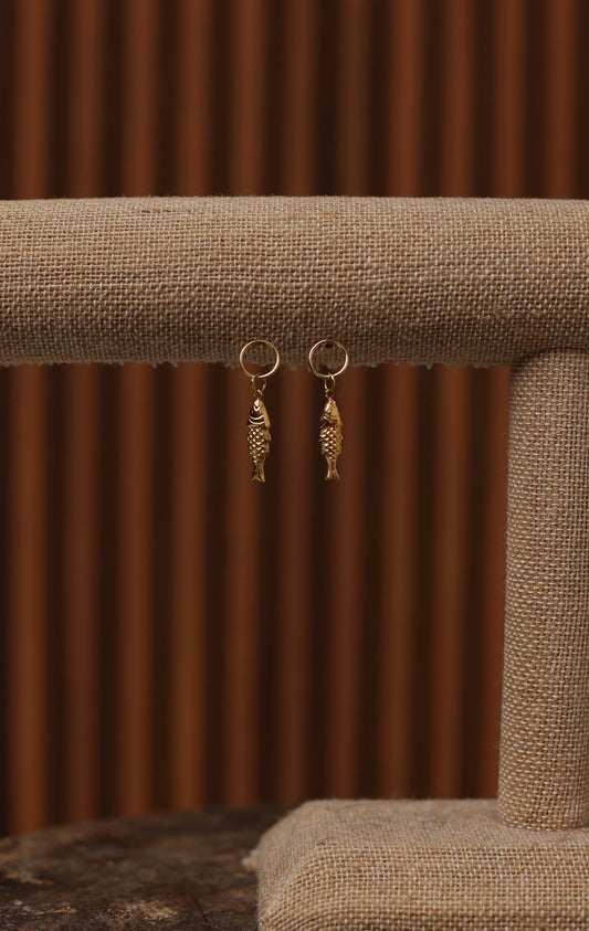 FISH EARRINGS - GOLD - FW25206G