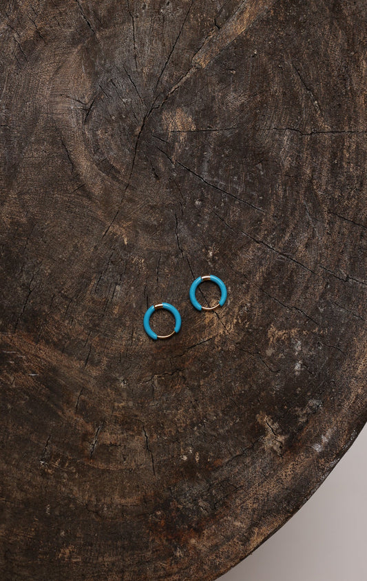 PALENCIA HOOPS - BLUE / GOLD - FW22234GPVD