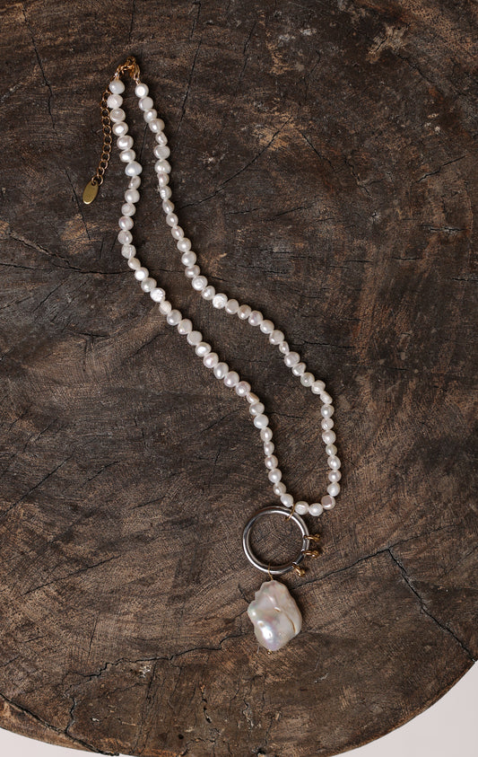 KOMOTI NECKLACE - GOLD / SILVER - FW25119GS