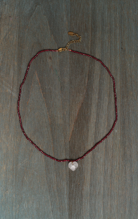 LANAS NECKLACE - QUARTZ / GOLD - SS25135G