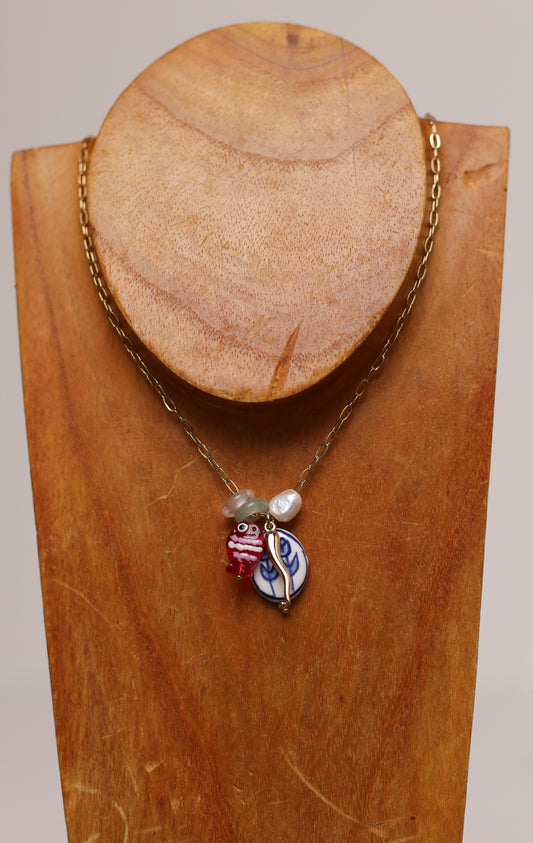 EMERSON NECKLACE - GOLD - SS25104G