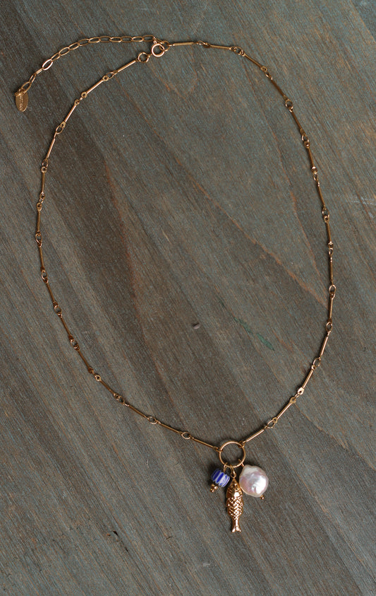 NAXOS NECKLACE - GOLD - FW25118G