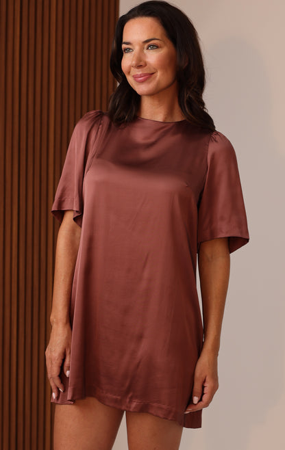 FLUTTER SLEEVE SHIFT MINI