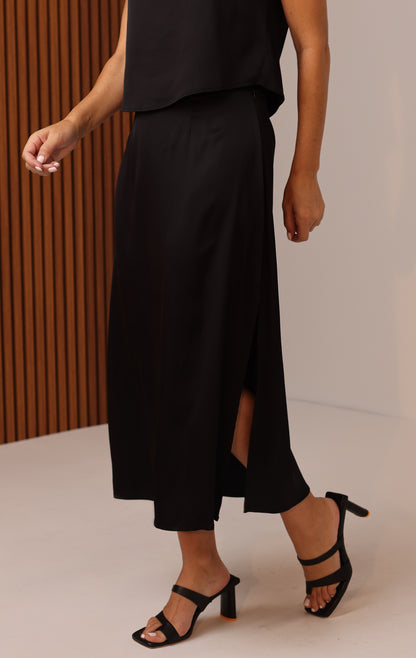 MALDIVES MIDI SLIT SKIRT