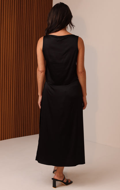 MALDIVES MIDI SLIT SKIRT