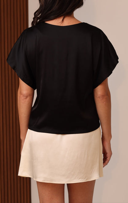 MONICA MINI SKIRT - IVORY- XS