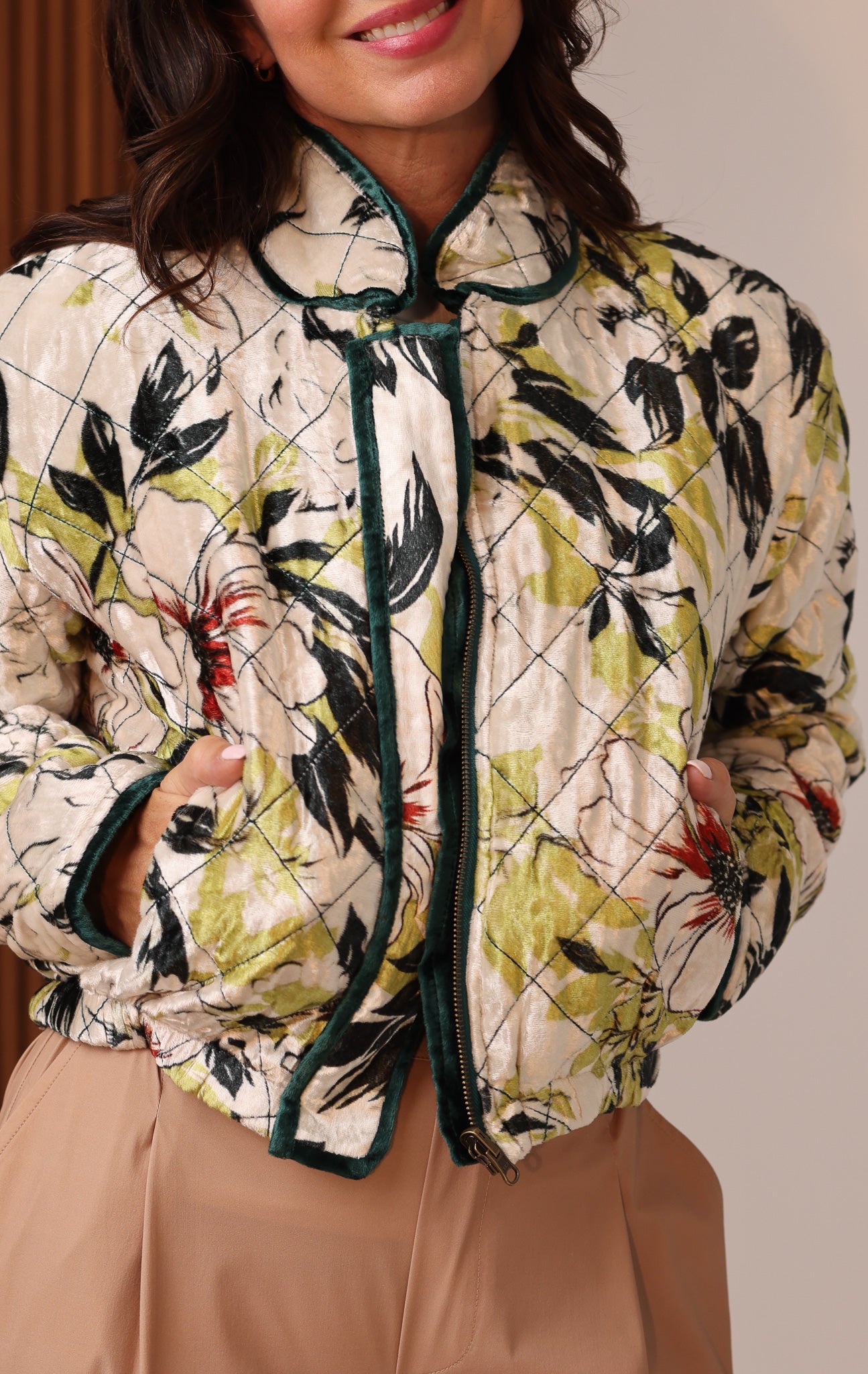 QUINN QUILTED JACKET