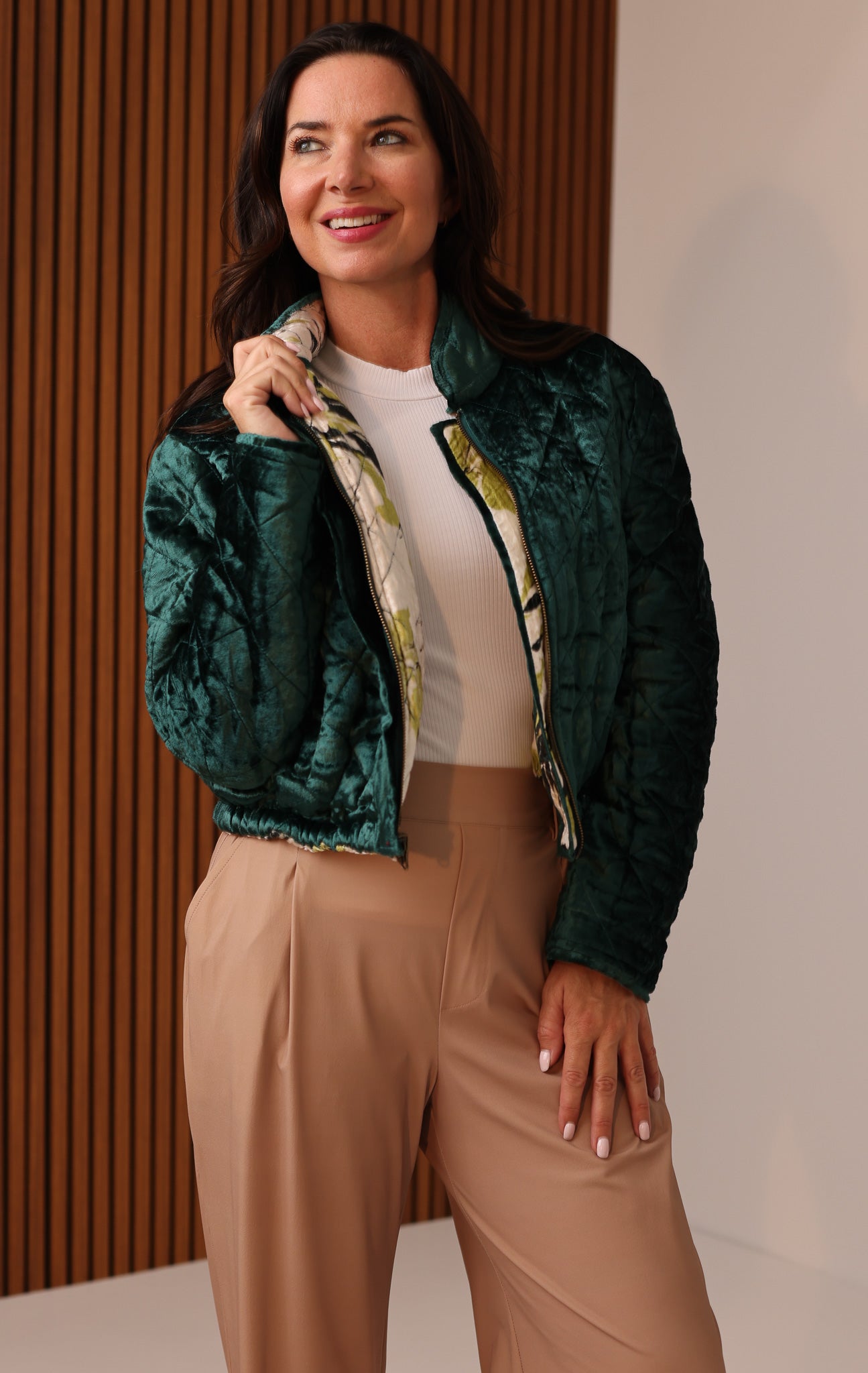 QUINN QUILTED JACKET