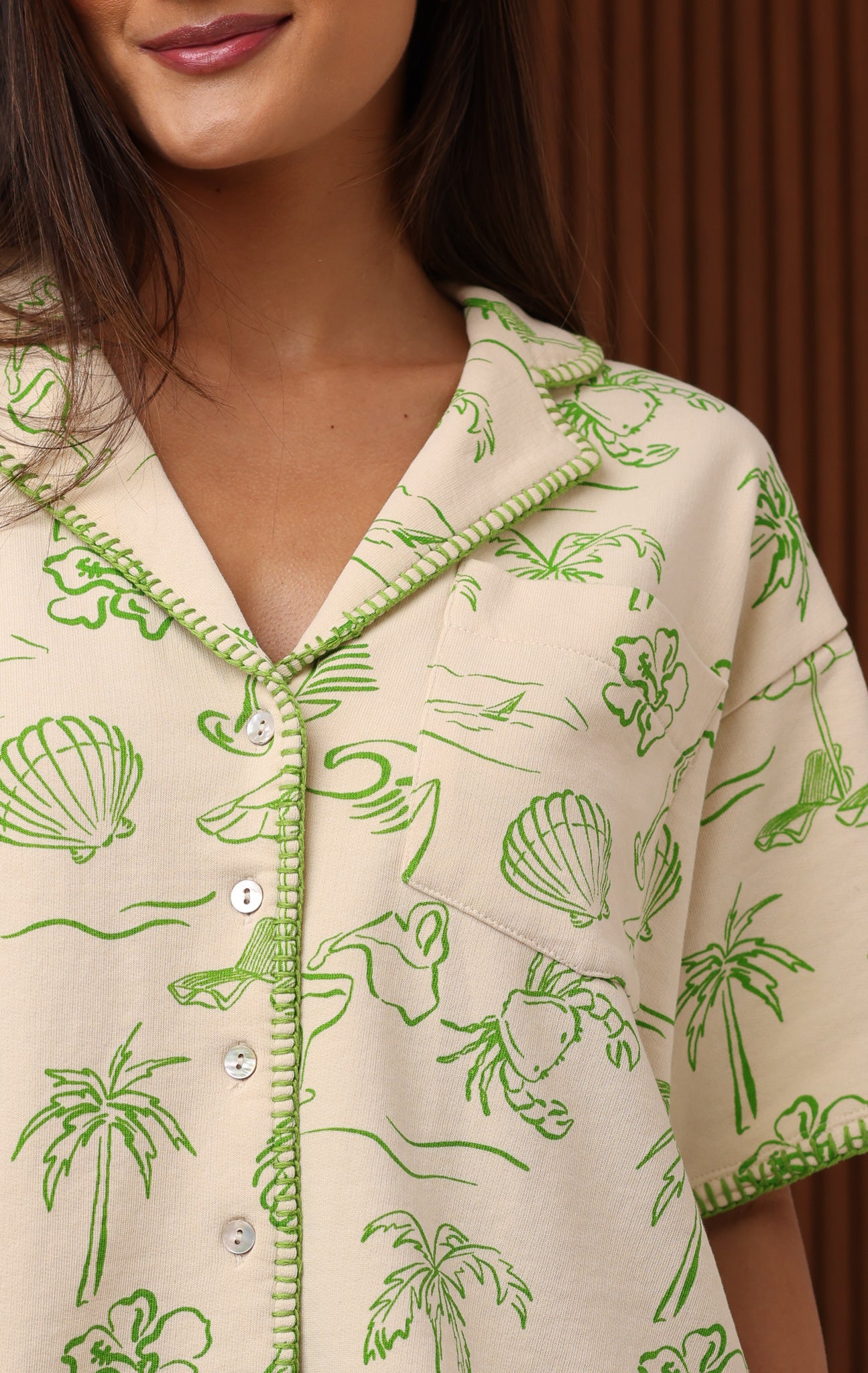 BAILEY TERRY BUTTON UP