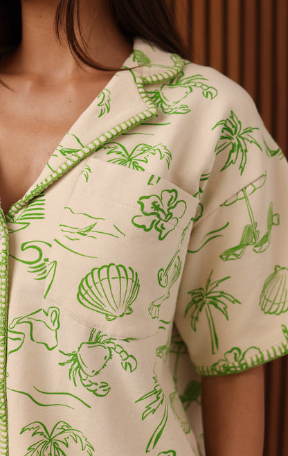 BAILEY TERRY BUTTON UP