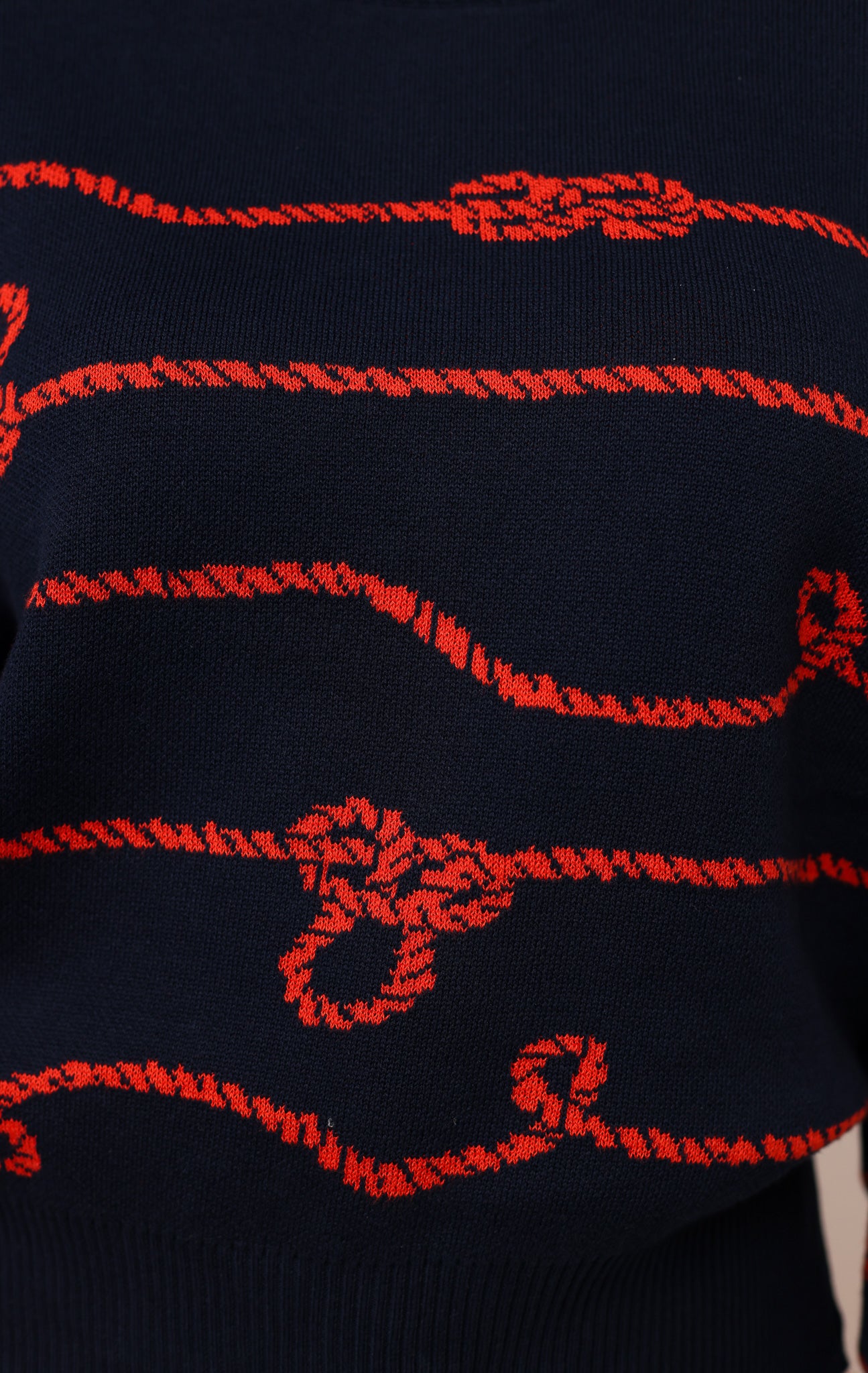 KNOTS AND NAUTICAL SWEATER