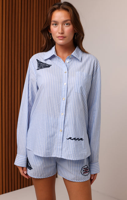 PAIGE CLASSIC BUTTON UP SHIRT