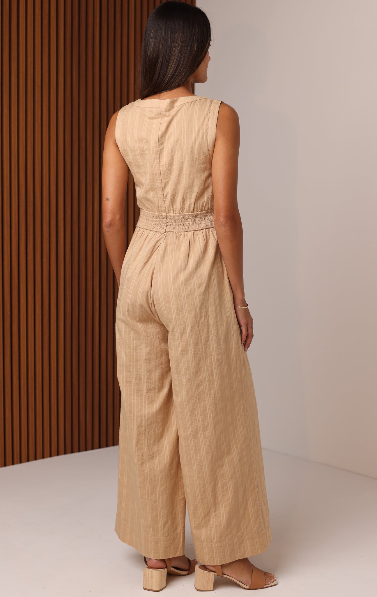 JOLENE JUMPSUIT SHADOW GINGHAM