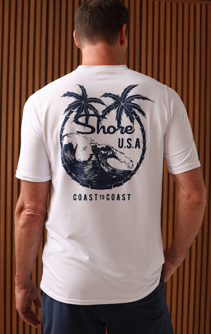 SHORE USA COAST TO COAST RASHGUARD