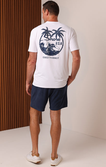 SHORE USA COAST TO COAST RASHGUARD
