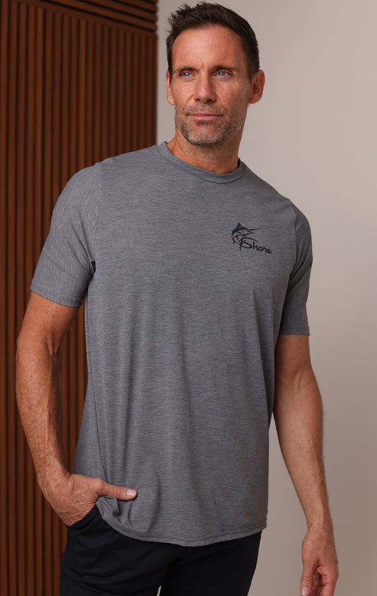 SHORE 1961 BORN BY WATER RASHGUARD