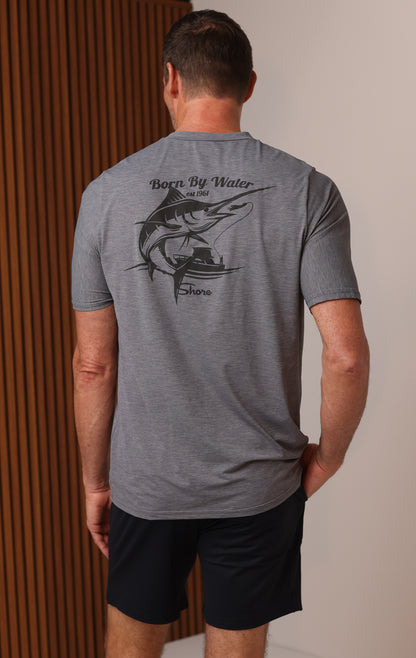 SHORE 1961 BORN BY WATER RASHGUARD