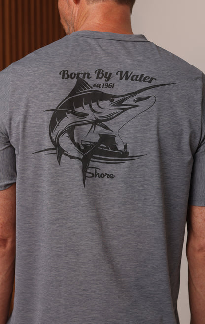SHORE 1961 BORN BY WATER RASHGUARD