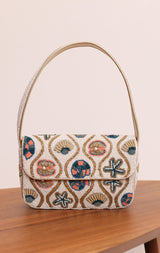 SUNLIT SHORE EMBELLISHED SHOULDER BAG