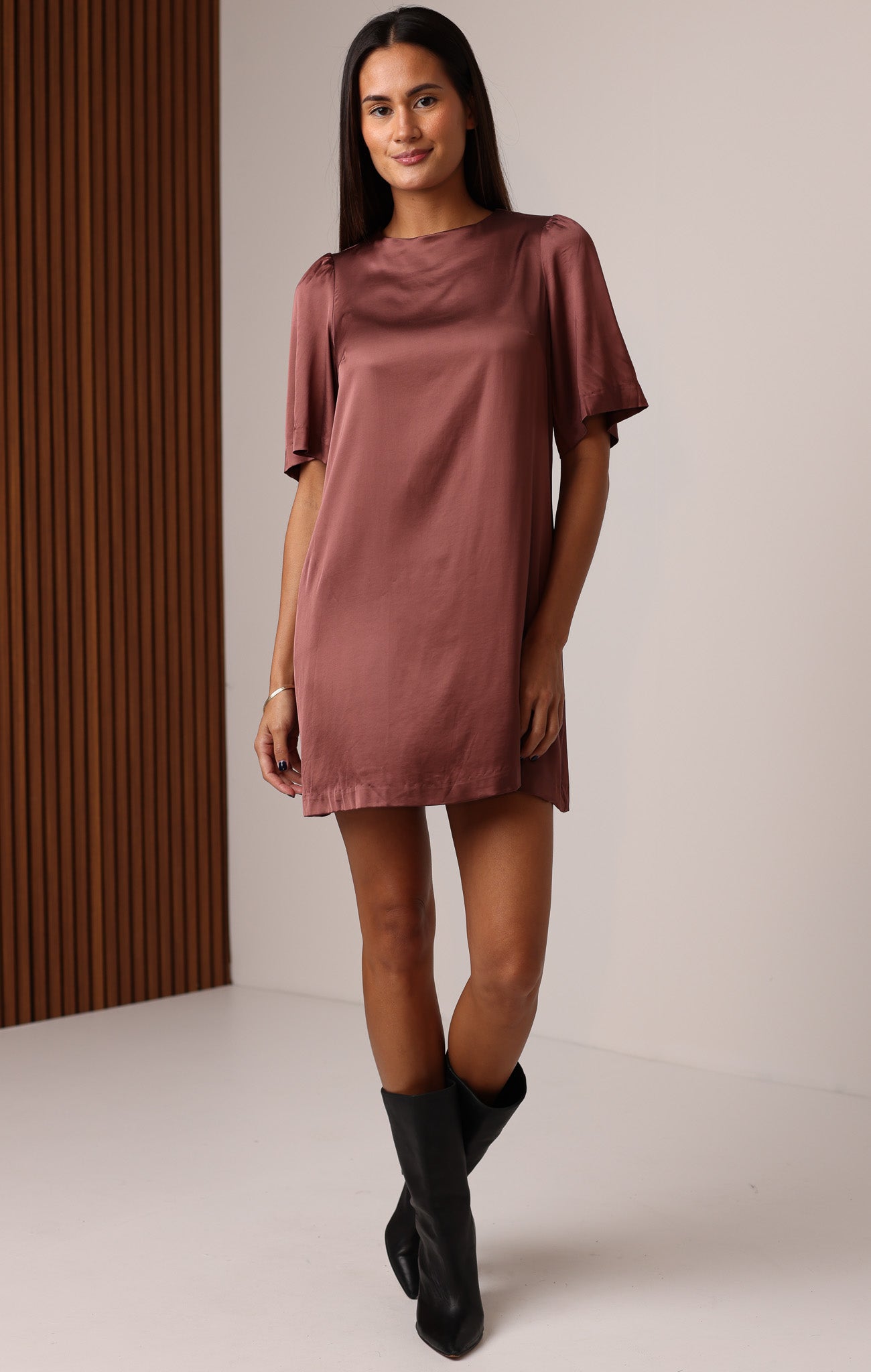 FLUTTER SLEEVE SHIFT MINI