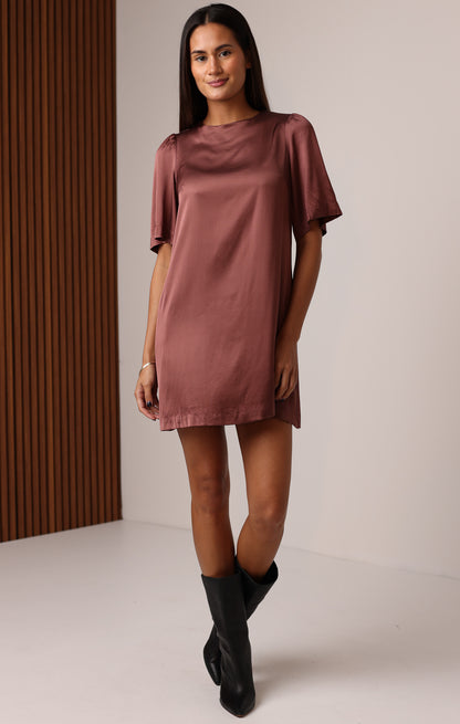 FLUTTER SLEEVE SHIFT MINI