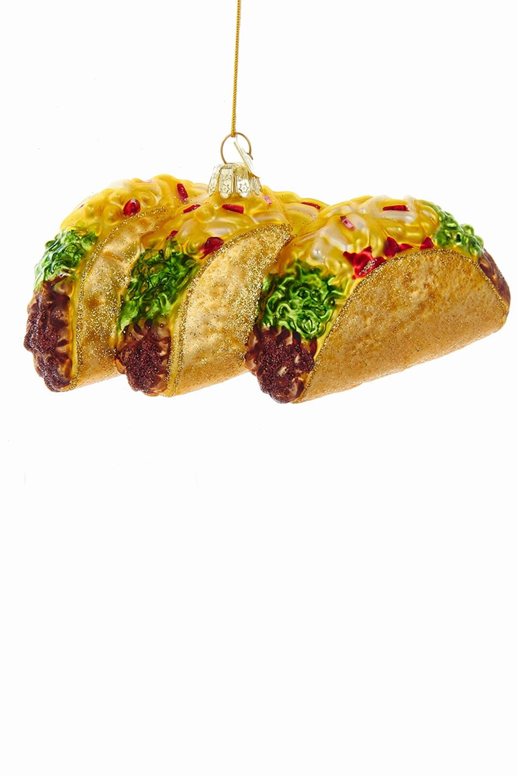 5.25"Noble Gems Glass Tacos Ornament - -