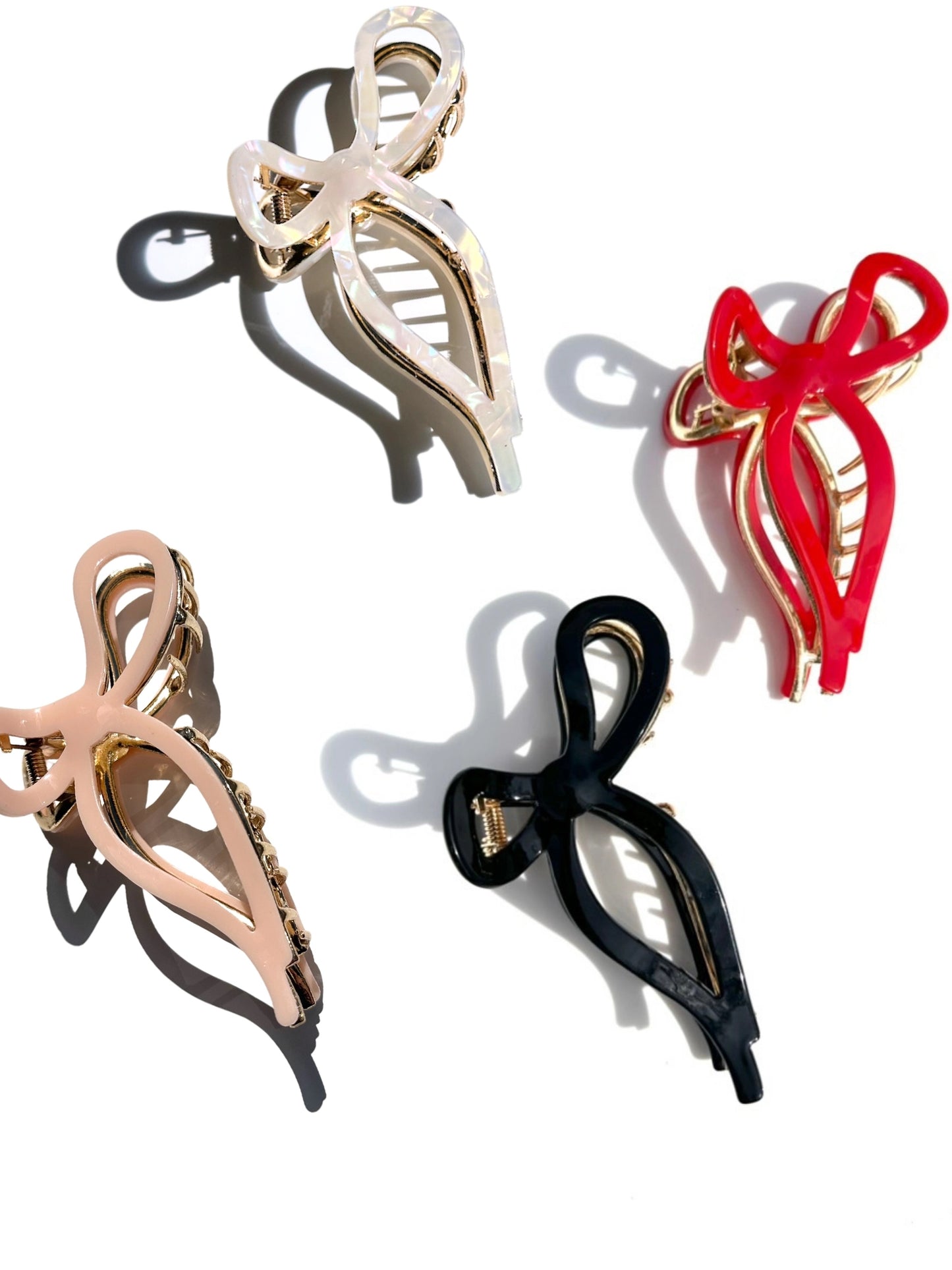 Ballet Bow Acetate Claw Clip Eco-Friendly