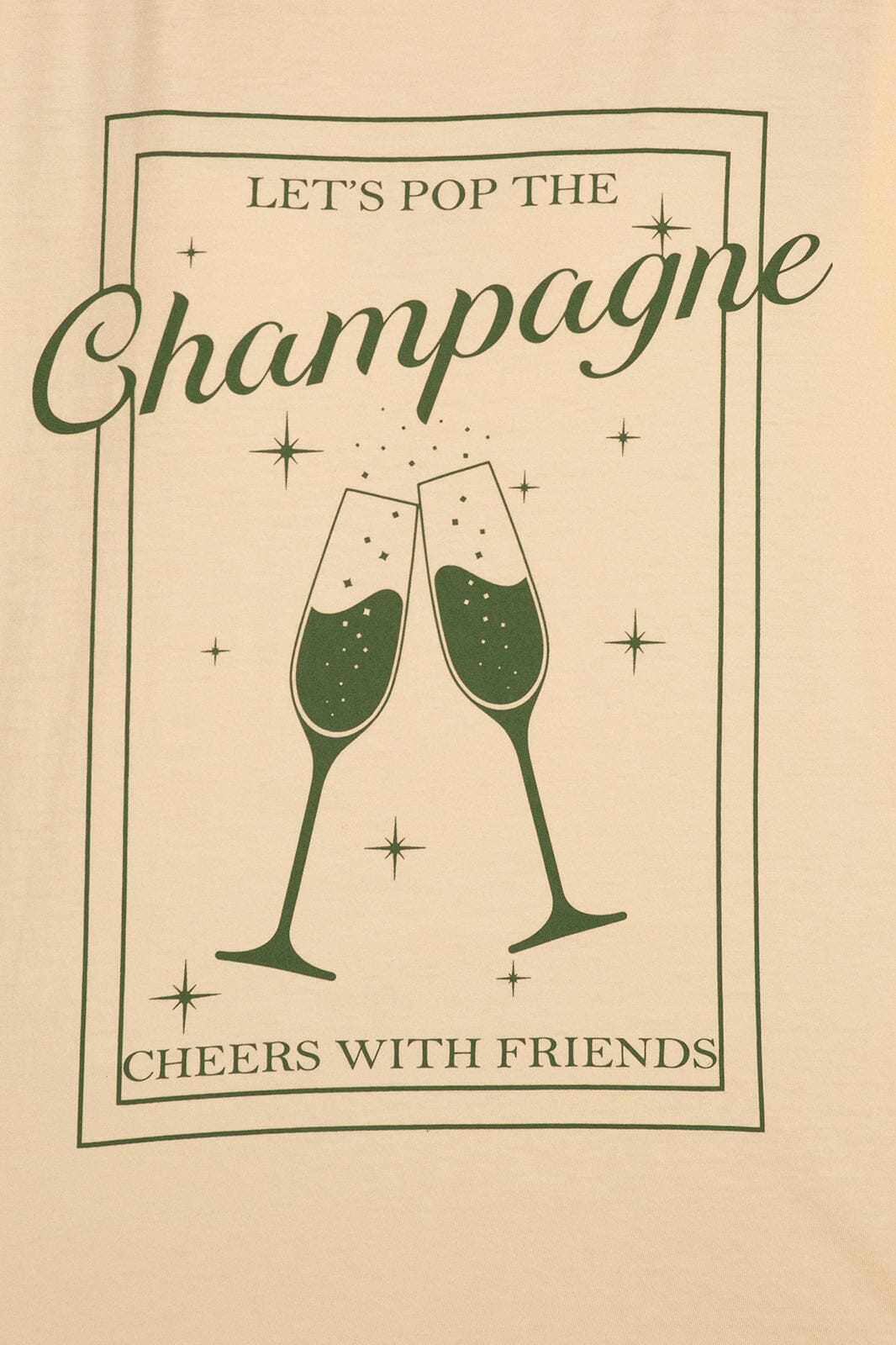 CHAMPAGNE GRAPHIC TEE